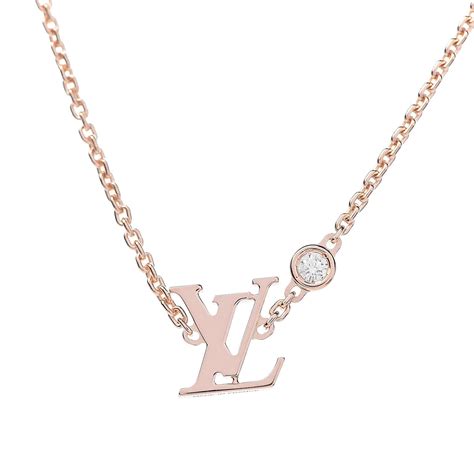 lv neclace|louis vuitton necklace with diamond.